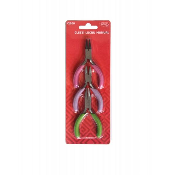 Clesti lucru manual 3 buc / set Daco CJ300 - Papet
