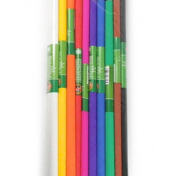 Hartie Creponata 10 culori/set KOH-I-NOOR Mix - Papet