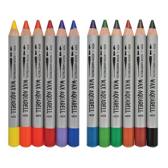 Creion Wax Aquarell KOH-I-NOOR, ALEGE CULOAREA: Maro - 2Papet