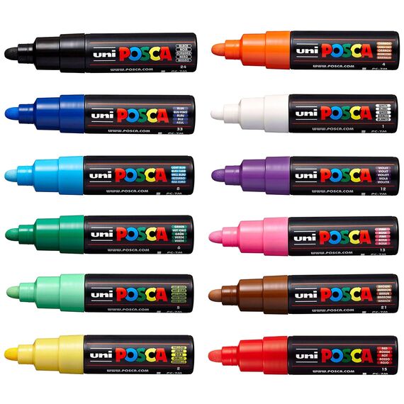 Marker Uni PC-7M POSCA 4.5-5.5 mm, Roz - 2Papet