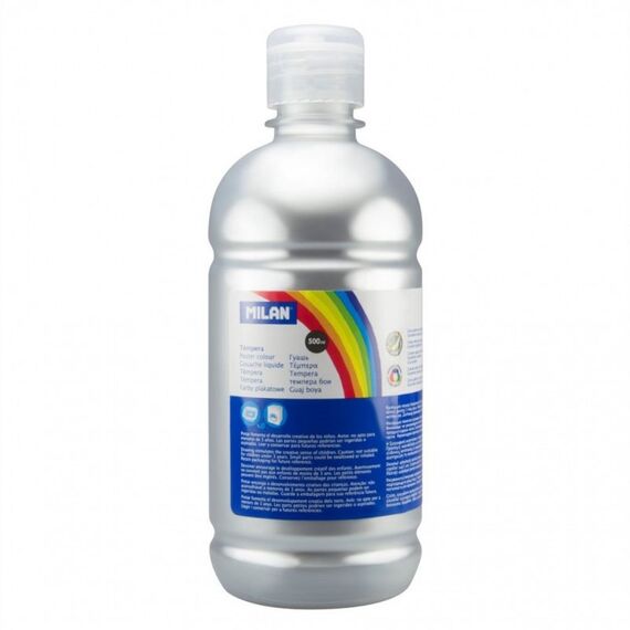 Culori tempera 500 ml, MILAN, ALEGE CULOAREA: Argintiu - 2Papet