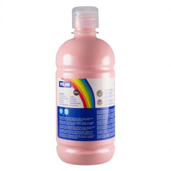 Culori tempera 500 ml, MILAN, ALEGE CULOAREA: Roz deschis - 2Papet