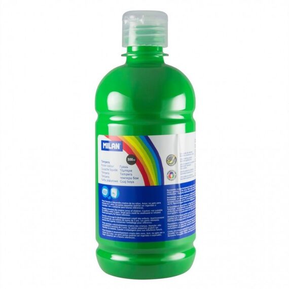 Culori tempera 500 ml, MILAN, ALEGE CULOAREA: Verde - 2Papet