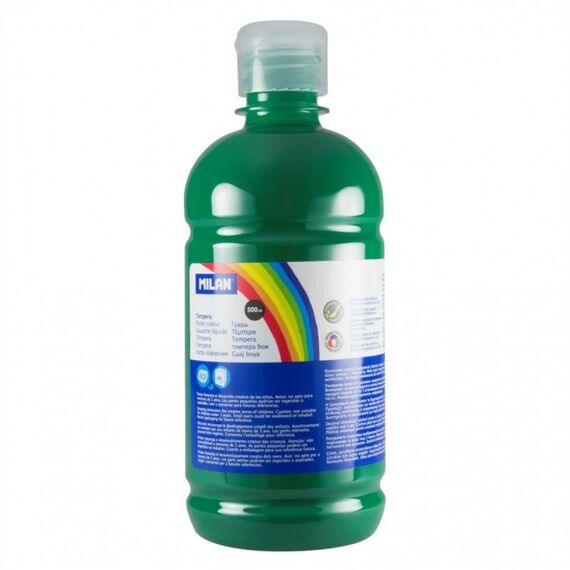 Culori tempera 500 ml, MILAN, ALEGE CULOAREA: Verde inchis - 2Papet