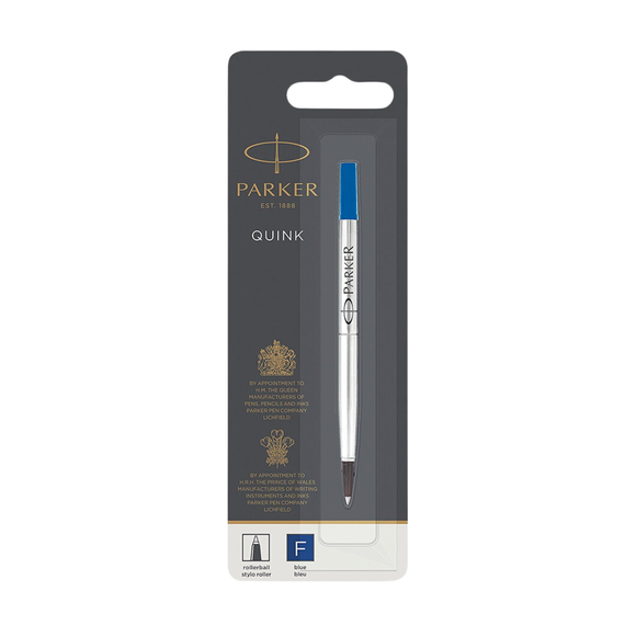 Rezerva roller cu cerneala PARKER Quink, Albastru F - Papet