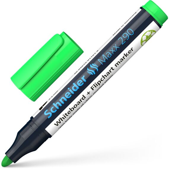 Marker whiteboard SCHNEIDER Maxx 290, ALEGE CULOAREA: Verde deschis - Papet