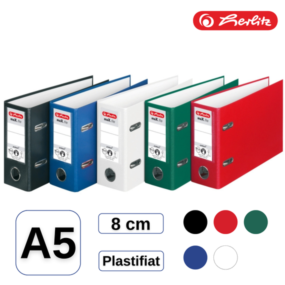 Biblioraft plastifiat A5, 8 cm, HERLITZ, Landscape - Papet