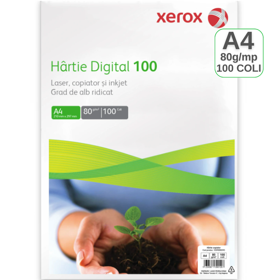 Hartie XEROX Digital A4, 80g/mp, 100coli/top - Papet
