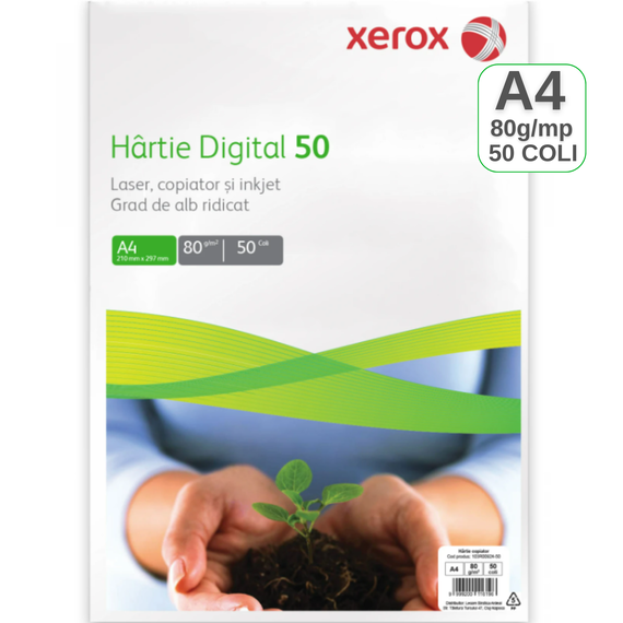 Hartie XEROX Digital, A4, 80g/mp, 50coli/top - Papet
