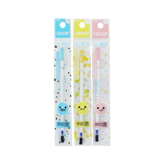 Rezerva roller gel cu rescriere 0.5mm, HAPPY COLOR, Albastru - Papet