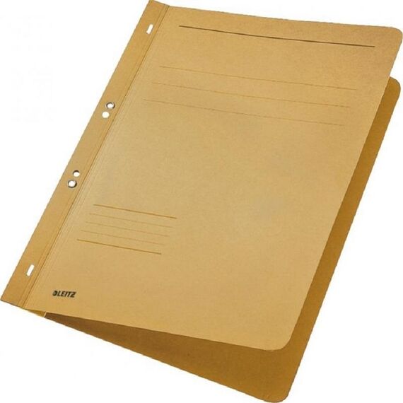 Dosar cu capse si coperta 1/1, LEITZ, carton Kraft - 2Papet