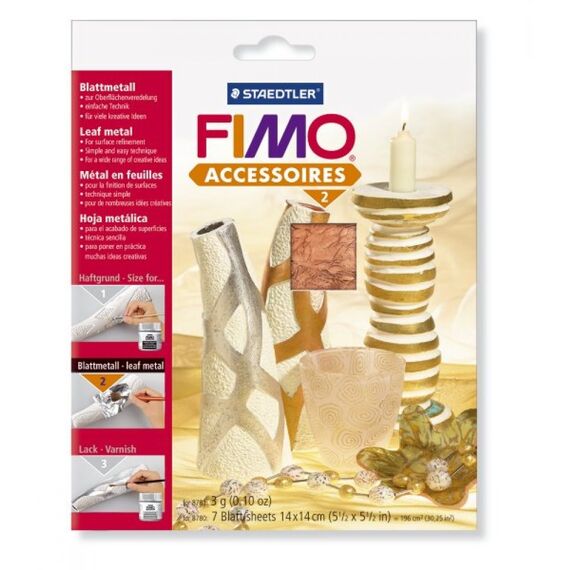 Fimo foite metal cupru 14X14 cm, 7 Buc/Set STH-8780-26 - Papet
