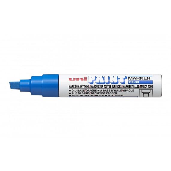 Marker cu vopsea 4.0-8.5 mm UNI PX30, ALEGE CULOAREA: Albastru - Papet