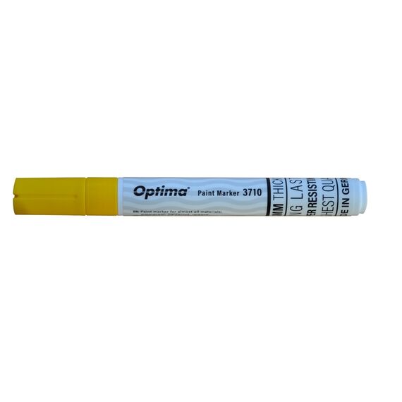 Marker cu vopsea 4.5 mm, OPTIMA Paint, ALEGE CULOAREA: Galben - 2Papet