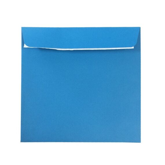 Plic color, 14 x 14 cm, Albastru, siliconic, DACO, 25 buc/set - Papet