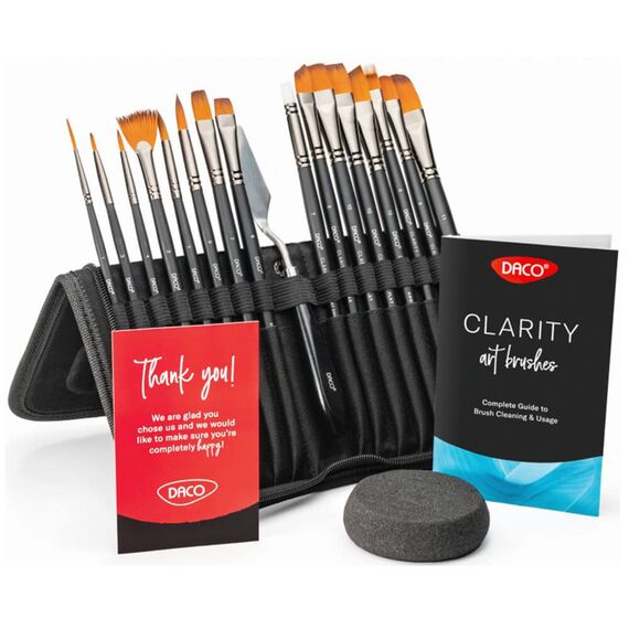 Pensule DACO Clarity, PN2915, 16 buc/set - Papet