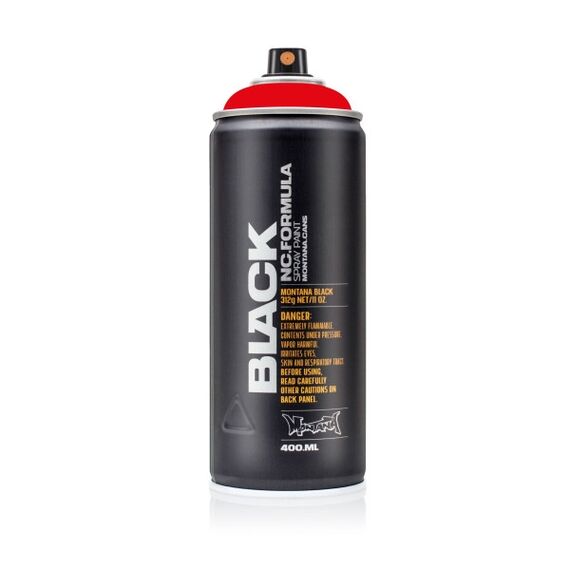 Spray cu vopsea, MONTANA Black 400 ml, ALEGE CULOAREA: Code Red - Papet