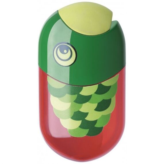 Ascutitoare dubla cu container si radiera FABER-CASTELL, Model: Pestisor - 2Papet