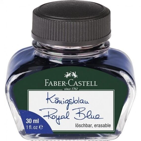 Cerneala FABER-CASTELL, Calimara 30 ml, ALEGE CULOAREA: Albastru - 2Papet