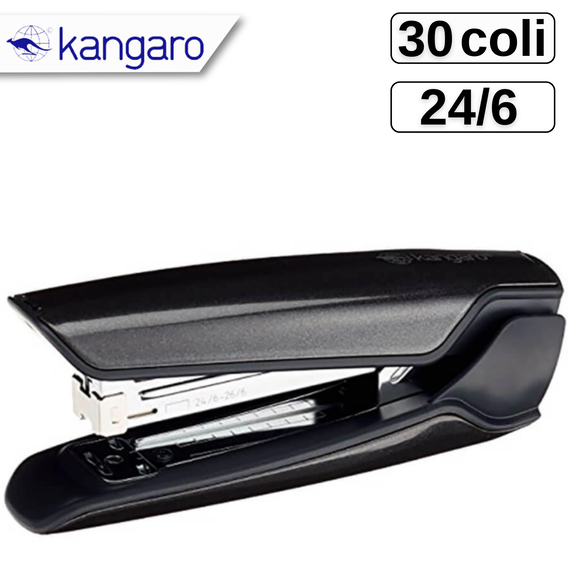 Capsator metalic 30 coli, KANGARO Nowa-335S Negru - Papet