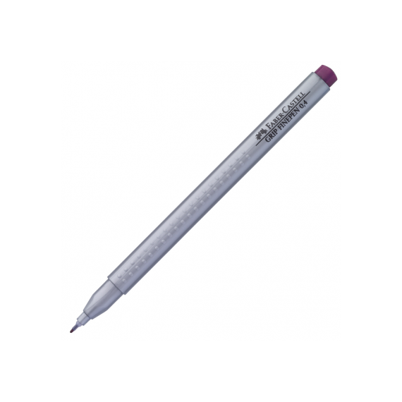 Fineliner 0.4 mm cu grip, FABER-CASTELL, ALEGE CULOAREA: Albastru Violet - Papet