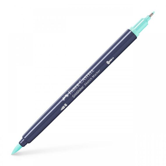 Sketch Marker cu 2 Capete, FABER-CASTELL Goldfaber, ALEGE CULOAREA: Bleu aqua - Papet