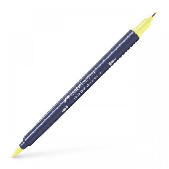 Sketch Marker cu 2 Capete, FABER-CASTELL Goldfaber, ALEGE CULOAREA: Galben deschis glazurat - Papet