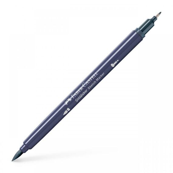 Sketch Marker cu 2 Capete, FABER-CASTELL Goldfaber, ALEGE CULOAREA: Gri rece XIV - Papet