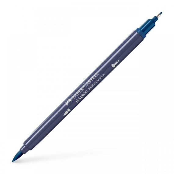 Sketch Marker cu 2 Capete, FABER-CASTELL Goldfaber, ALEGE CULOAREA: Indigo - Papet