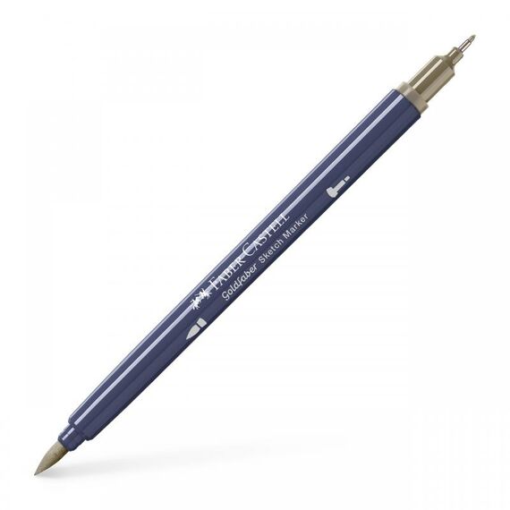 Sketch Marker cu 2 Capete, FABER-CASTELL Goldfaber, ALEGE CULOAREA: Gri Cald V - Papet