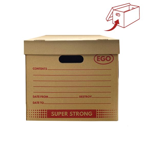 Container arhivare cu capac detasabil, EGO - 4Papet