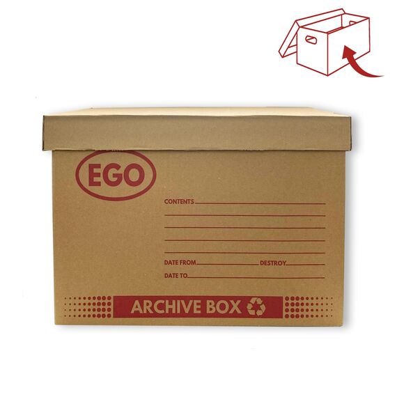 Container arhivare cu capac detasabil, EGO - 3Papet