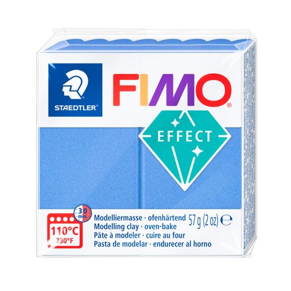 Lut polimeric Fimo Effect pentru modelaj 57g Metallic Blue STH-8010-31 - Papet