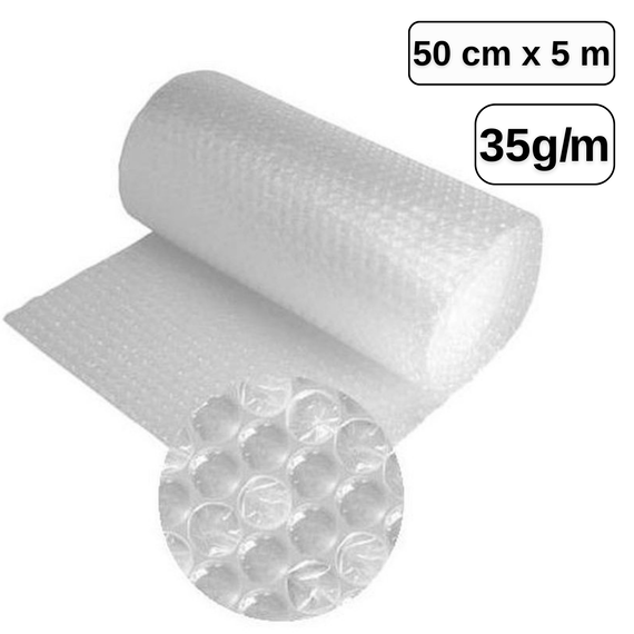 Folie cu bule de aer, 0.5m x 5m - Papet