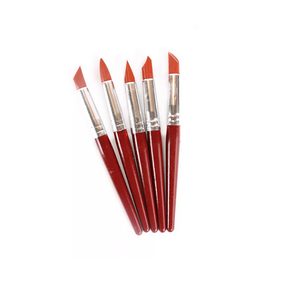 Ustensile din silicon pentru modelaj, 5 piese - Papet