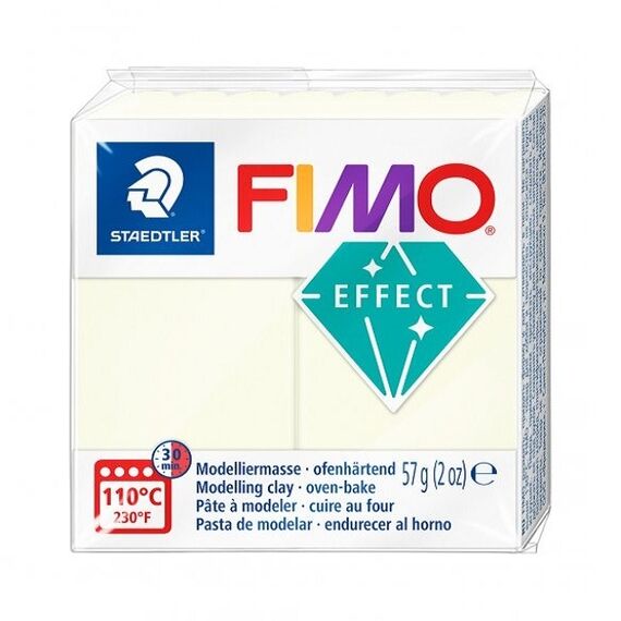 Lut polimeric Fimo Effect pentru modelaj 57g Nightglow STH-8010-041 - Papet