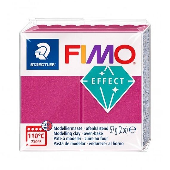 Lut polimeric Fimo Effect pentru modelaj 57g Metallic Bordeaux STH-8010-21 - Papet