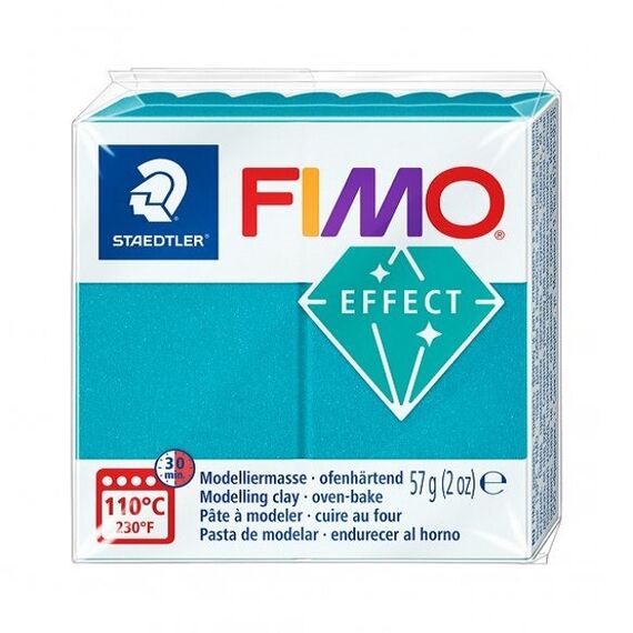 Lut polimeric Fimo Effect pentru modelaj 57g Metallic Turquoise STH-8010-36 - Papet