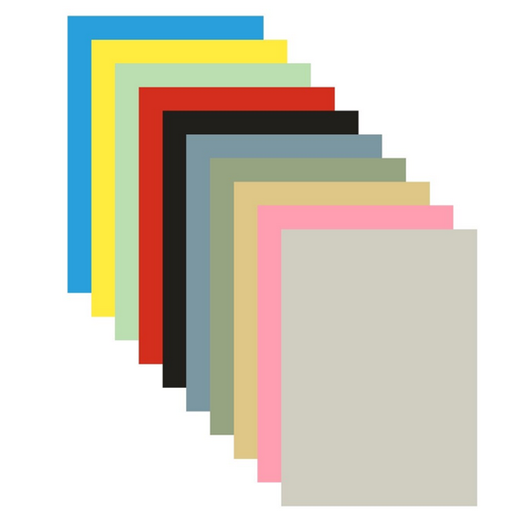 Hartie colorata A4, 10 culori/top, PAPERLAND, 70 g/mp, 100 coli/top - 2Papet