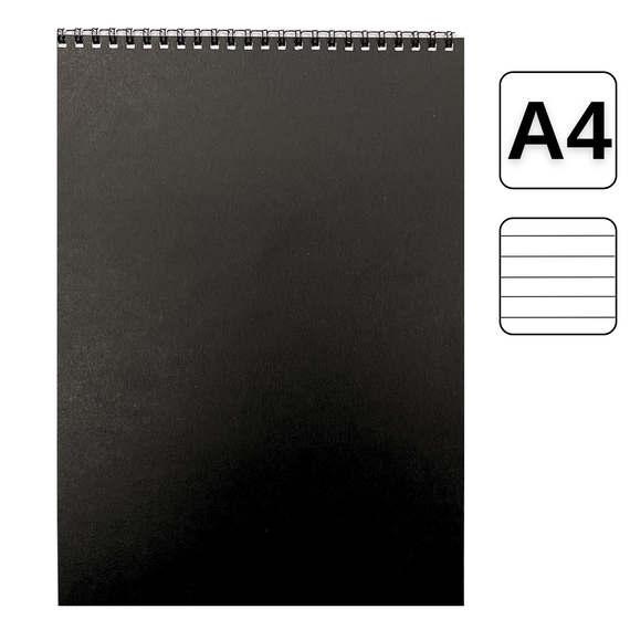 Bloc Notes cu spirala dubla, A4, 50 file, dictando - Papet