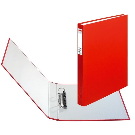 Caiet mecanic A4 cu 2 inele, HERLITZ, ALEGE CULOAREA: Rosu - Papet