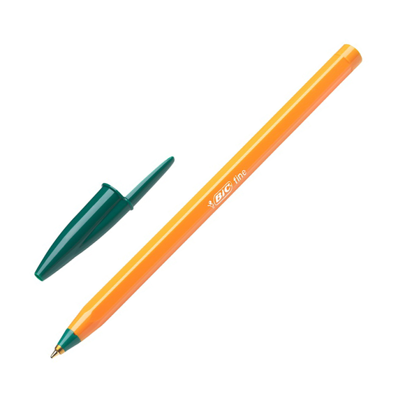 Pix fara mecanism 0.8mm, BIC Orange Fine, ALEGE CULOAREA: Verde - 2Papet