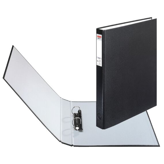 Caiet mecanic A4 cu 2 inele, HERLITZ, ALEGE CULOAREA: Negru - 2Papet