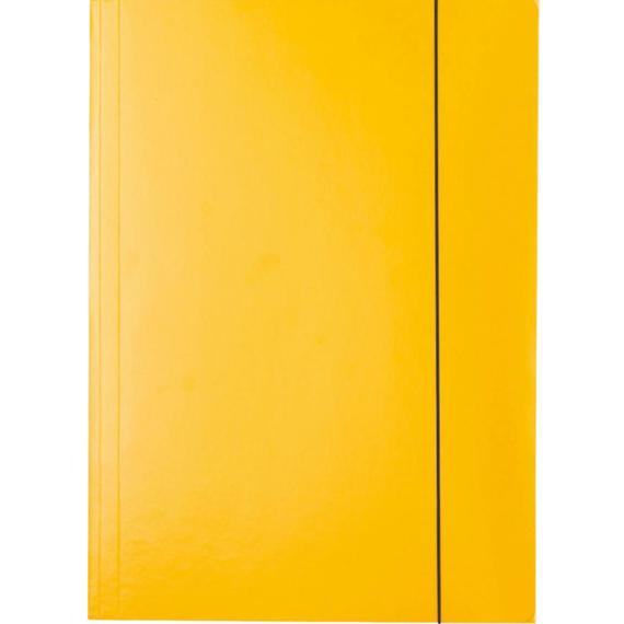 Mapa A4 din carton, cu elastic, ESSELTE, ALEGE CULOAREA: Galben - 2Papet
