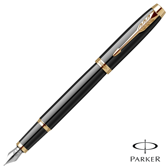 Stilou PARKER IM Royal, Black Lacquer GT - Papet