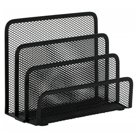Suport corespondenta metalic Mesh, 3 compartimente - Papet