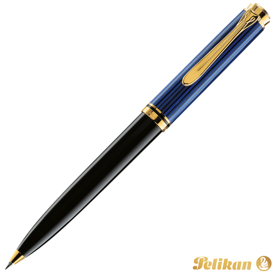 Pix placat cu aur, PELIKAN Souveran K600, Negru/Albastru - Papet