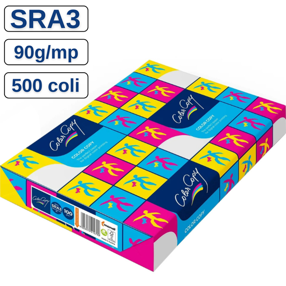 Hartie COLOR COPY, SRA3, 90 g/mp, 500 coli/top - Papet