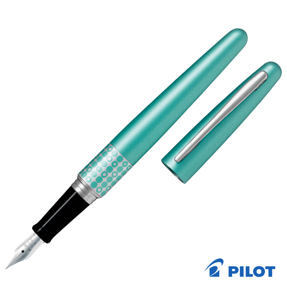 Stilou PILOT Mr. Retro Pop, corp metalic, Bleu - Papet