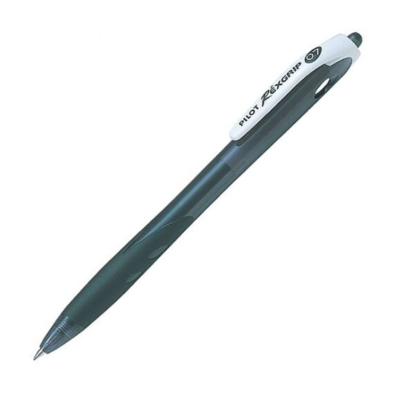 Pix cu mecanism 0.7mm, PILOT Rexgrip BeGreen, ALEGE CULOAREA: Negru - Papet